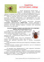 «Осторожно, клещ!»