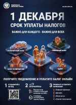 Уплати налоги до 1 декабря.